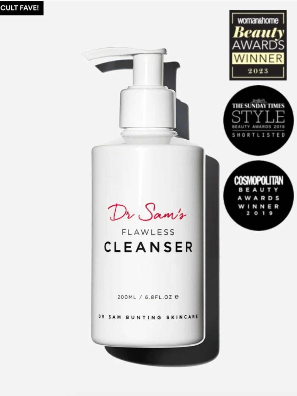 NIB Dr. Sam's Flawless Cleanser 200mL